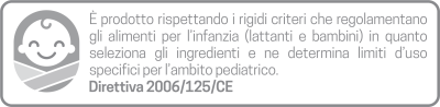 Prodotto certificato Baby food