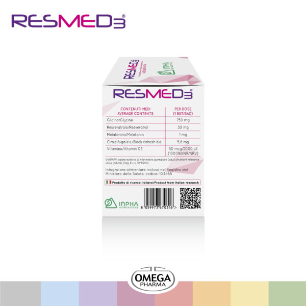 RESMED3 - 30 bustine orosolubili - immagine 2