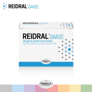 REIDRAL GARZE - 20 garze sterili con enzima